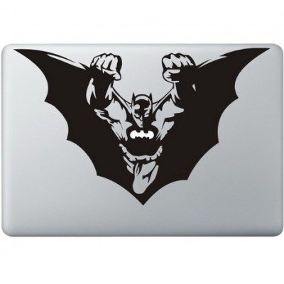 Batman Flying Macbook Sticker Zwarte Stickers